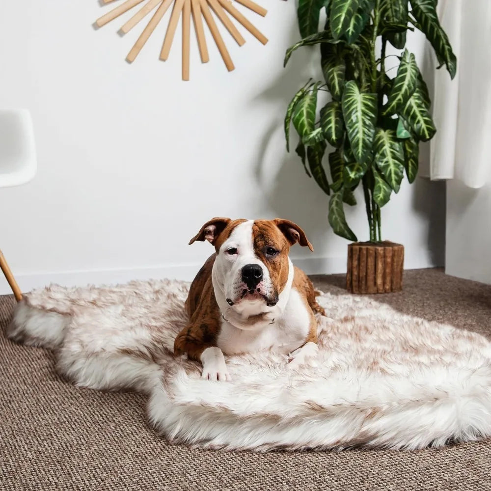 Luxury Faux Fur Orthopedic Dog Bed